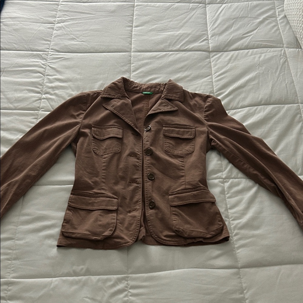 United Colors Of Benetton Brown Blazer